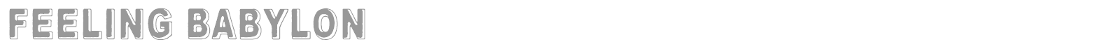 Feeling Babylon font preview